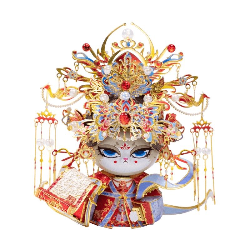 Art Model Metal Assembly Model Cat Queen YM-N146-Q