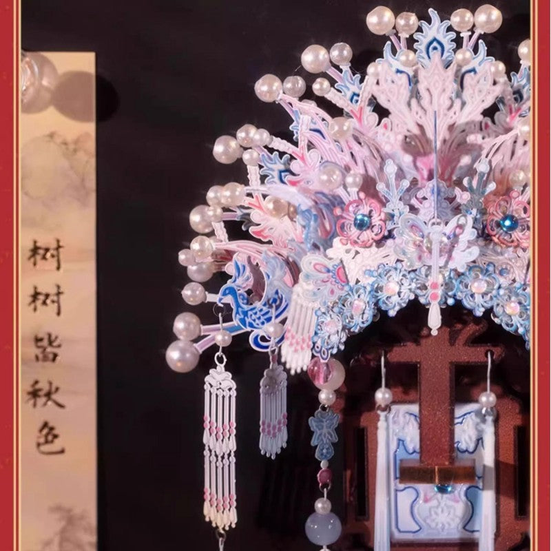 Art Model Metal Assembly Refrigerator Magnets Pink YM-N188-A