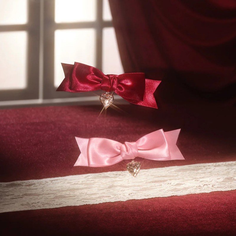 Flower Knows花知晓草莓丘比特系列发夹草莓粉