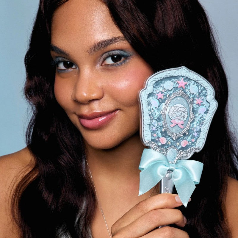 Flower Knows花知晓贝壳珍珠系列手持镜蓝贝壳