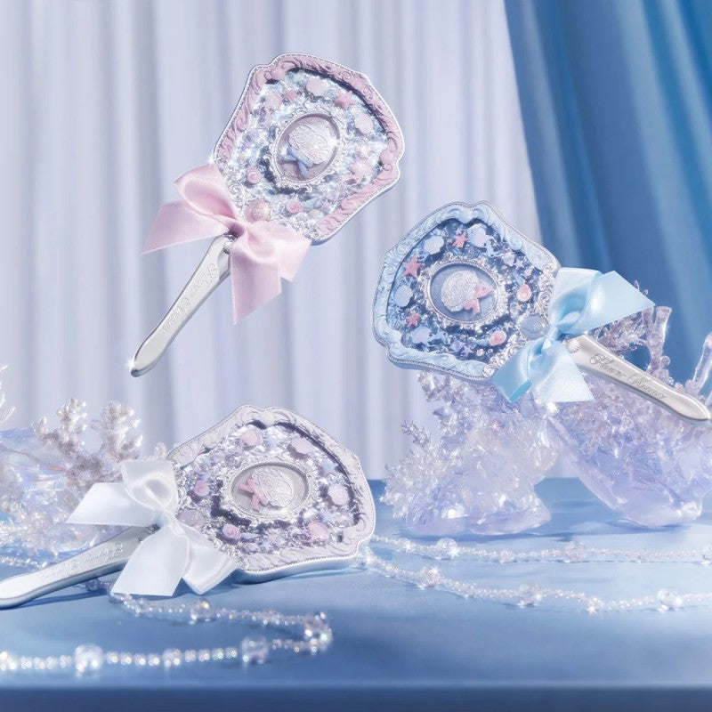 Flower Knows花知晓贝壳珍珠系列手持镜蓝贝壳