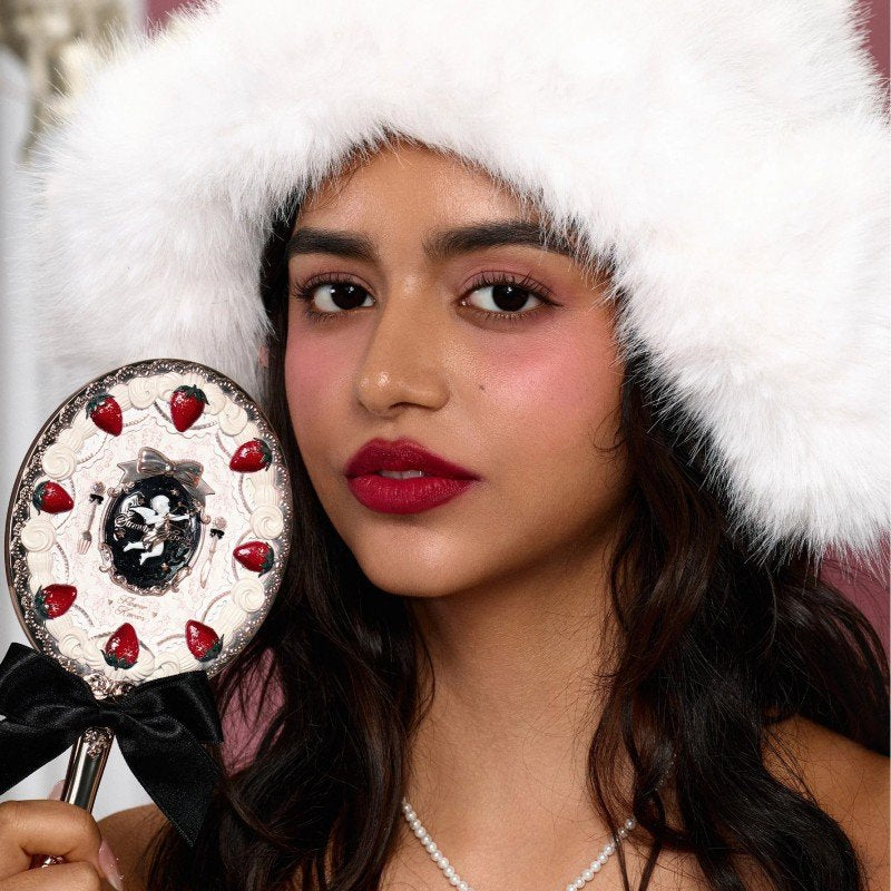 Flower Knows Strawberry Cupid Hand Mirror Milk Shake