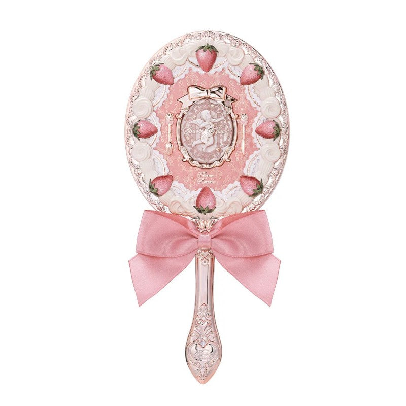 Flower Knows花知晓草莓丘比特系列手持镜牛奶粉