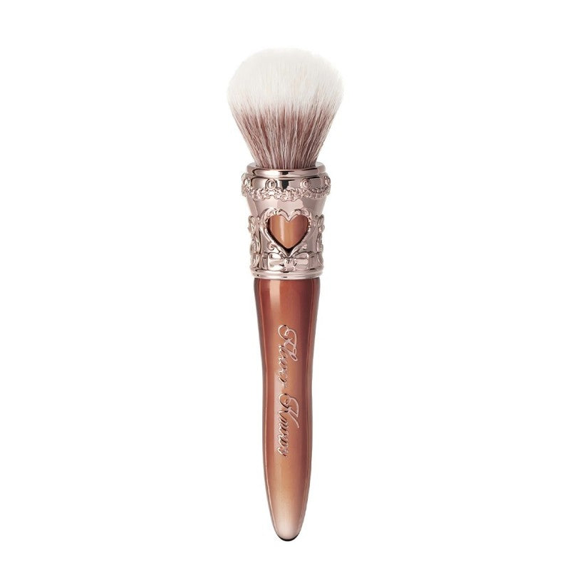Flower Knows The Sweetie Bear Rounded Blush Brush Chocolate 1pcs