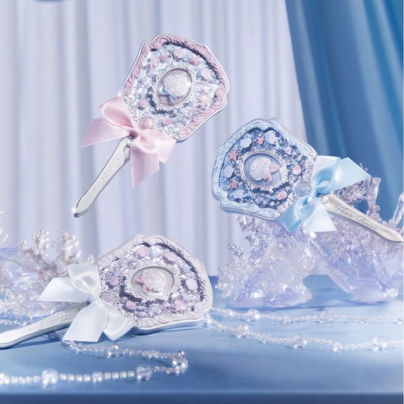 Flower Knows花知晓贝壳珍珠系列手持镜粉贝壳