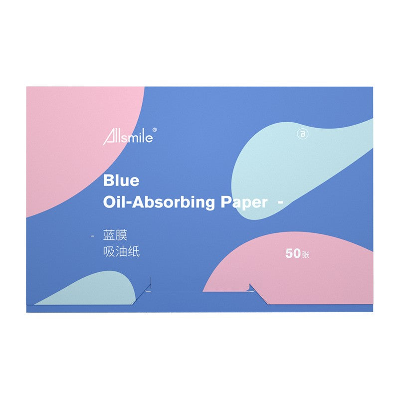 Allsmile Blue Oil-Absorbing Paper 50pcs