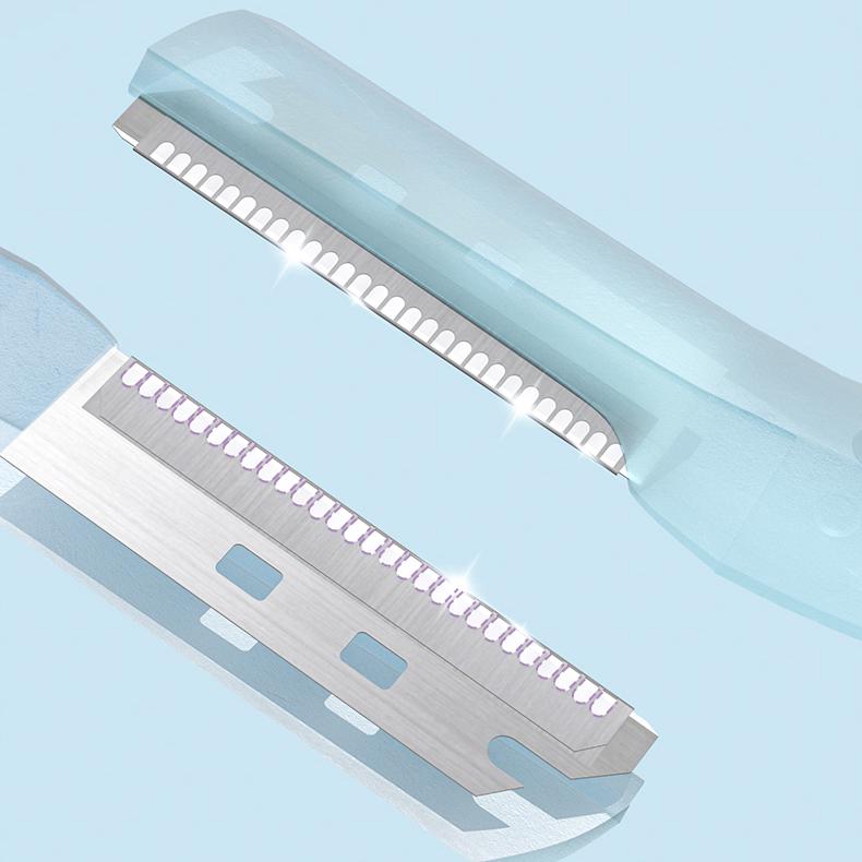 Allsmile 3D Eyebrow Trimmer Folding Handheld 3pcs