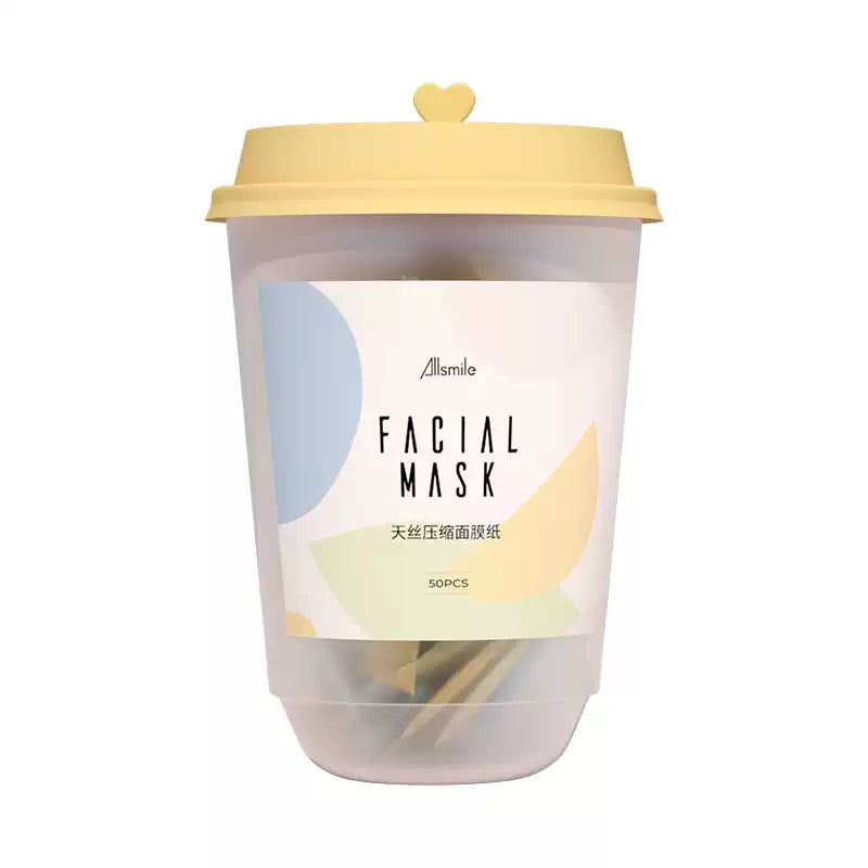 Allsmile Tencel Compressed Facial Mask Sheets 50pcs