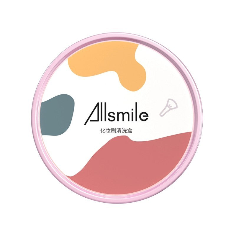Allsmile Makeup Brush Cleaning Box Random Color 1pcs