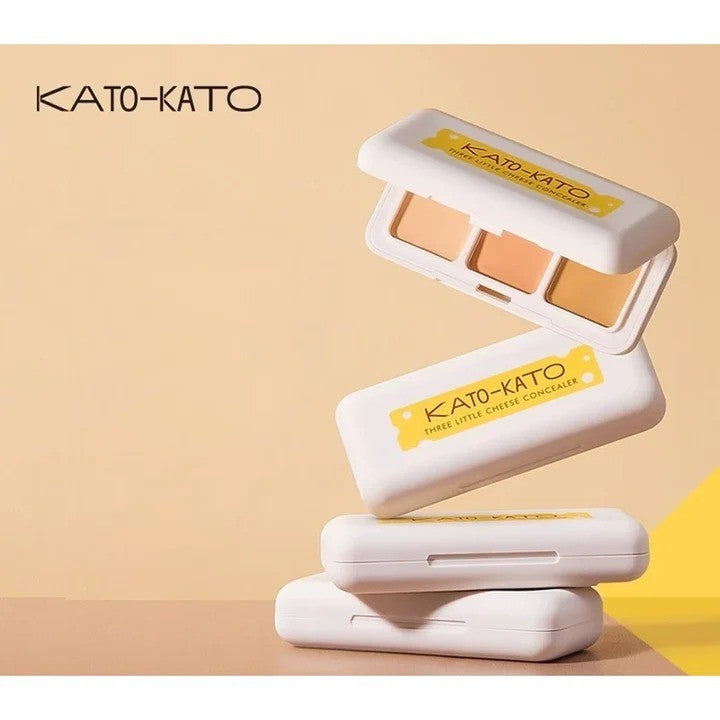 KATO-KATO Three Little Cheese Concealer Triple Color