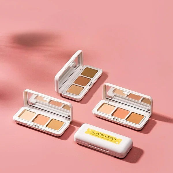 Kato-Kato Three Little Cheese Concealer Triple Color #Natural