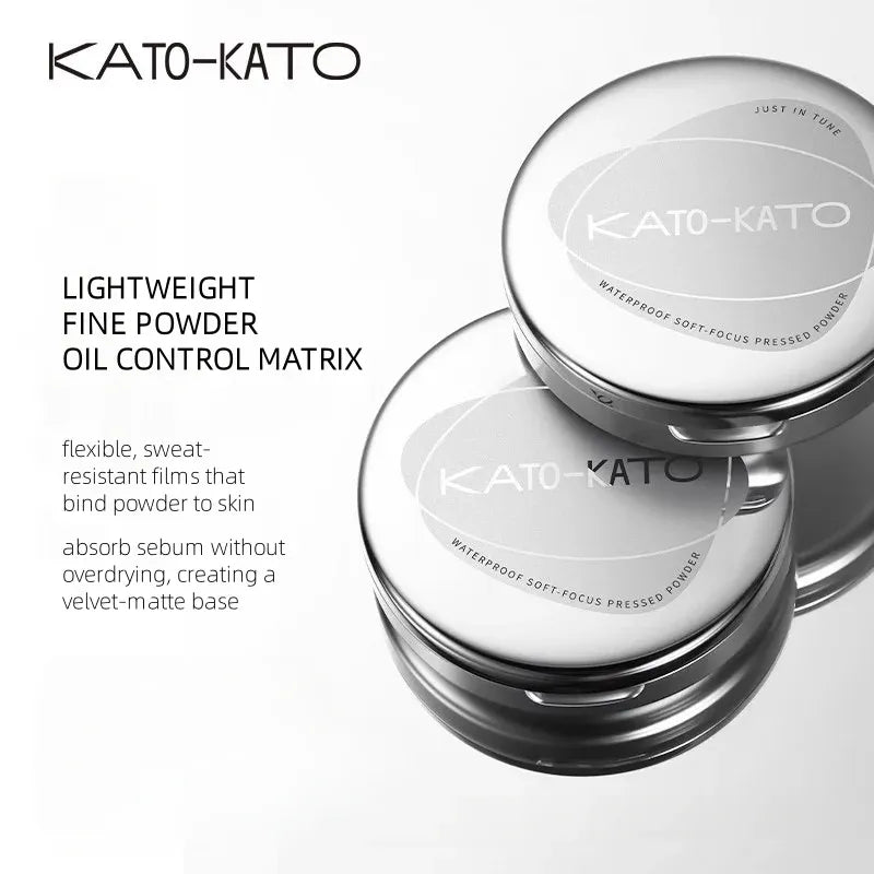 Kato-Kato Just In Tune Waterproof Soft-Focus Pressed Powder #01 Transparent
