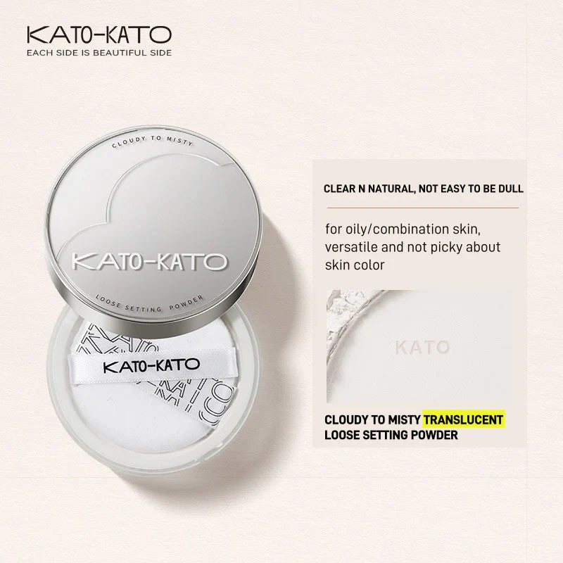 KATO-KATO Loose Setting Powder Cloudy to Misty #01 Transparent 8g