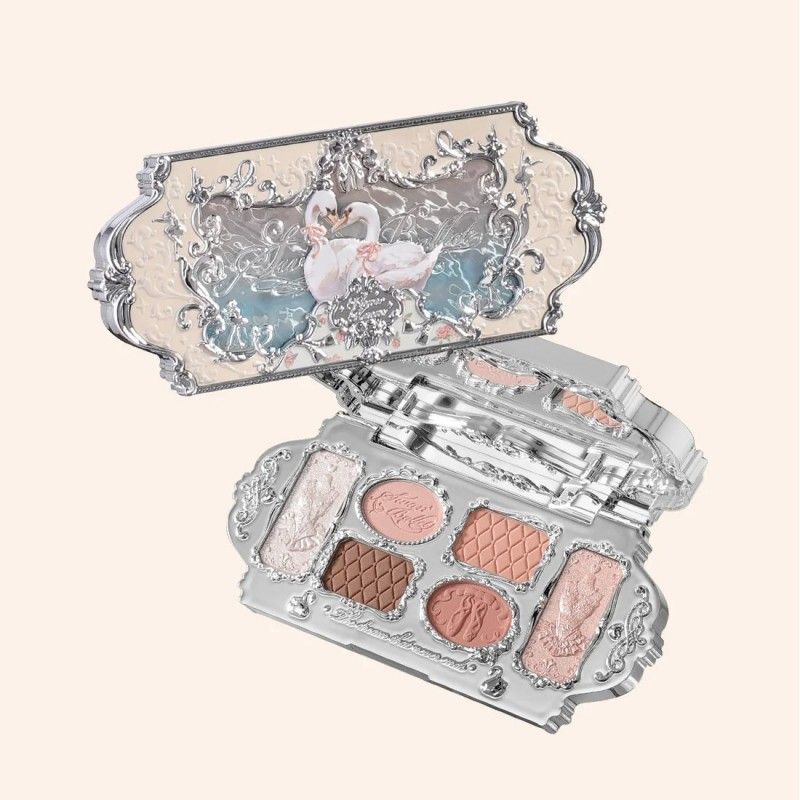 Flower Knows花知晓天鹅芭蕾系列六色眼影#01白天鹅 6.5g