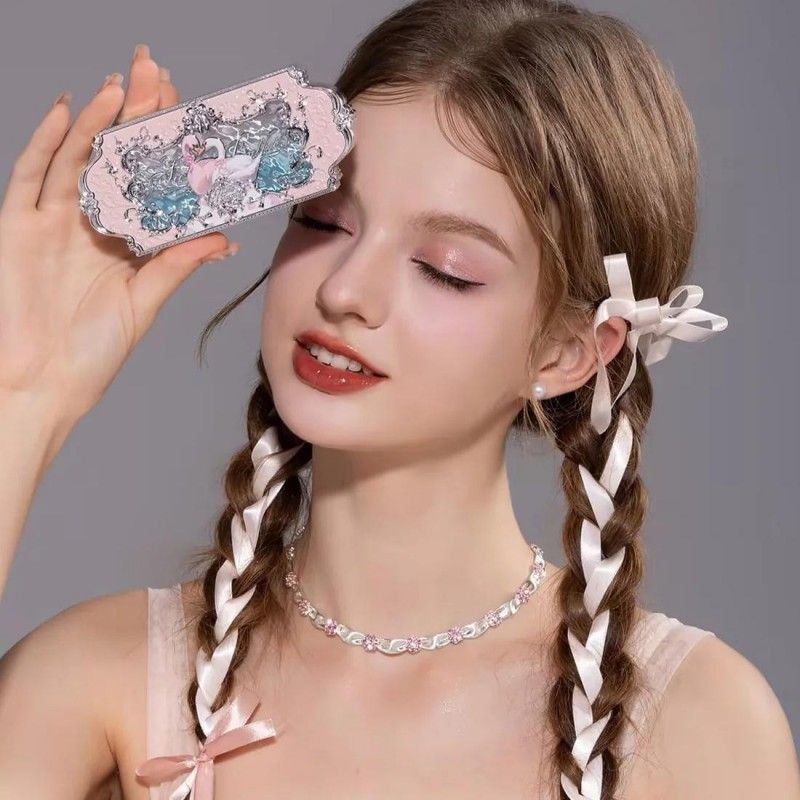 Flower Knows Swan Ballet Six-Color Makeup Palette #03 Pink Swan