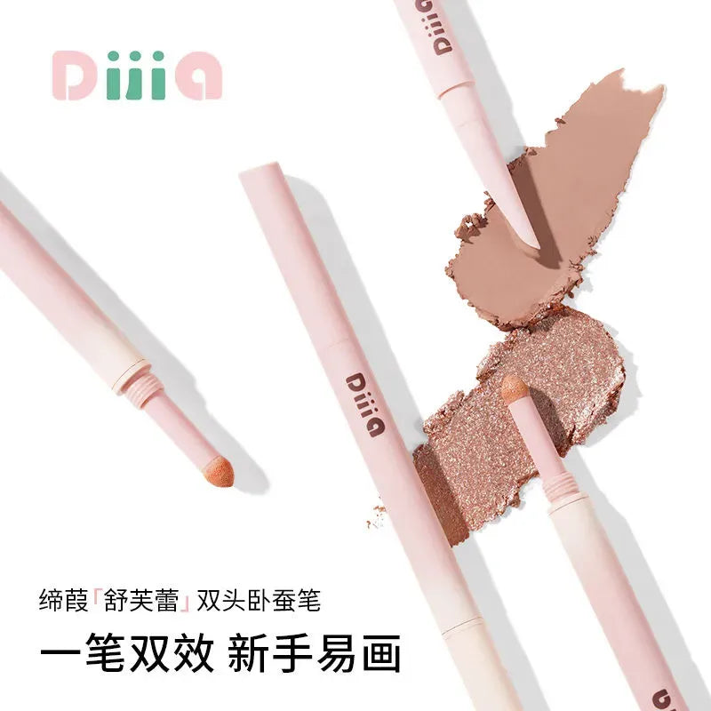Dijia Soufflé Dual-Ended Under-Eye Pencil #Q02 Soft Pink