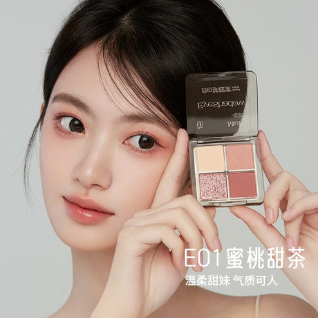 Daydream Breaker 4-Color Eyeshadow Palette #E01 Peach Sweet Tea