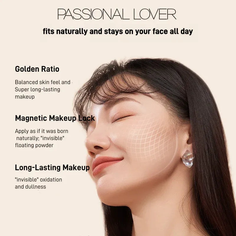 Passional Lover恋火看不见气垫干皮滋润保湿奶油肌#02自然色