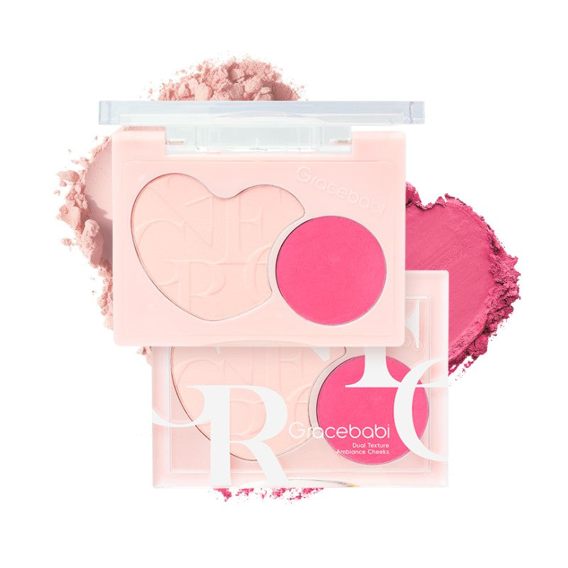 Gracebabi Dual-Effect Velvet Blush #01 Red Guava