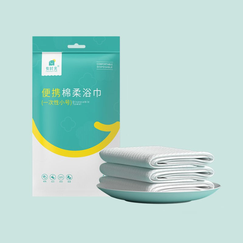Youngtime Disposable Foldable Bath Towels 70*100cm 1pcs