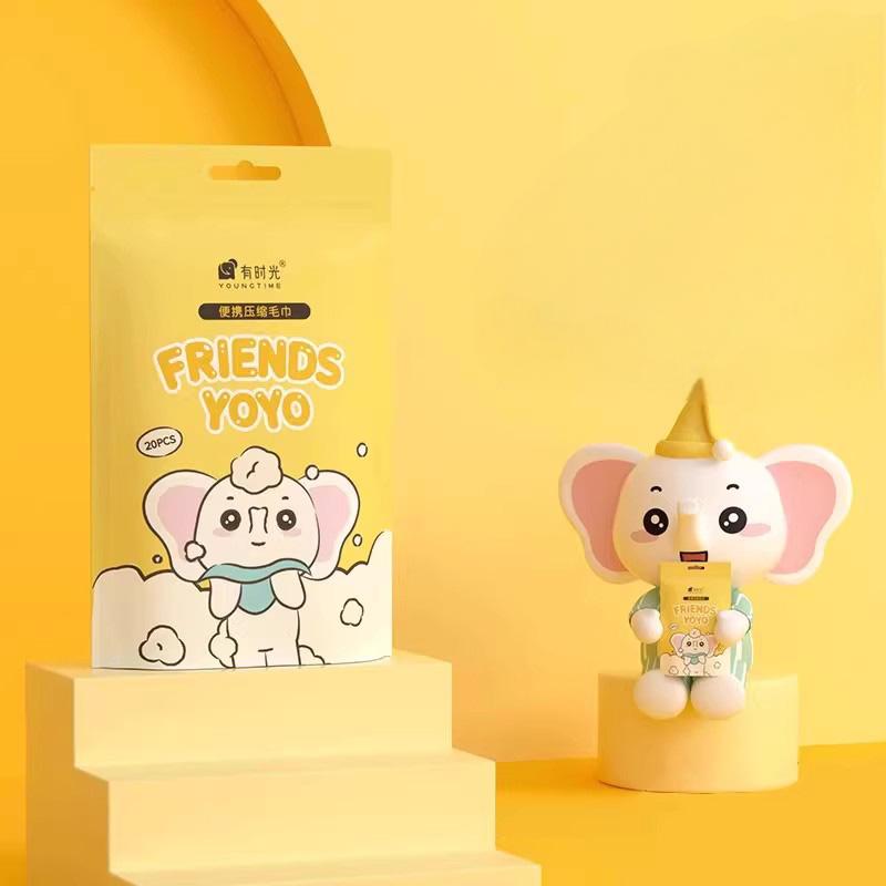 Youngtime Disposable Foldable Bath Towels YOYO 70*140cm 1pcs