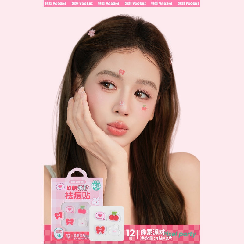 YaoZhi Acne Pimple Patch Trial Size Pixel Party 12pcs