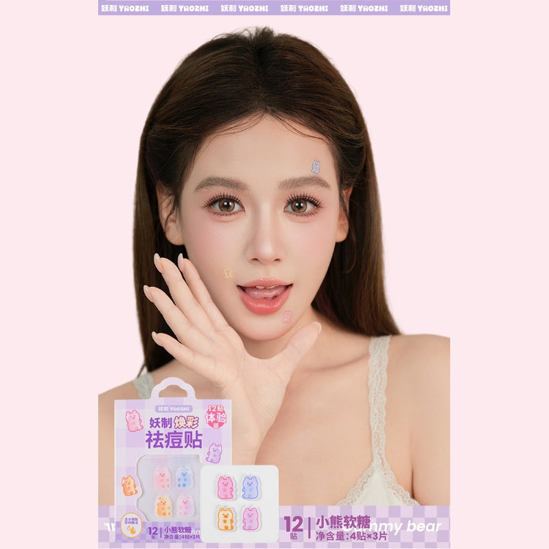 YaoZhi Acne Pimple Patch Trial Size Gummy Bears 12pcs