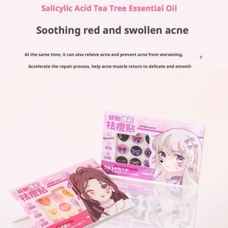 YaoZhi Radiance Acne Pimple Patch Balletcore 3pcs