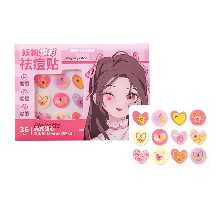 YaoZhi Radiance Acne Pimple Patch Blokette American Sweetheart 3pcs
