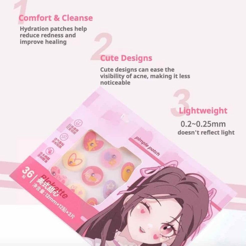 YaoZhi Radiance Acne Pimple Patch Blokette Helena Flutter 3pcs