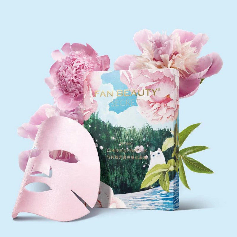 Fan Beauty Diary芍药粉光晶透美肌面膜美白透亮 5片