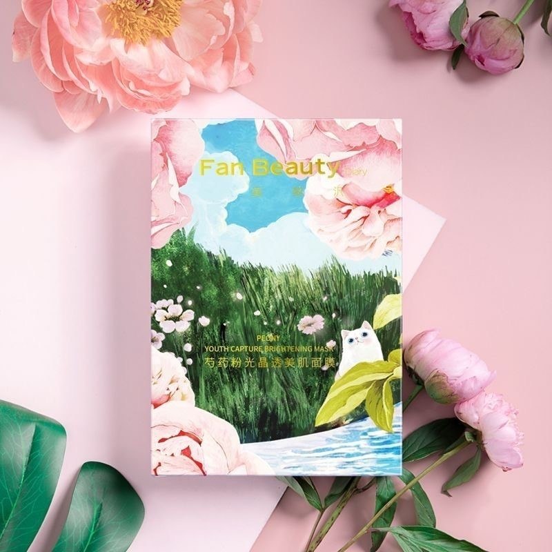 Fan Beauty Diary Secret Peony Luminous Facial Mask Deep Hydrating 1pcs