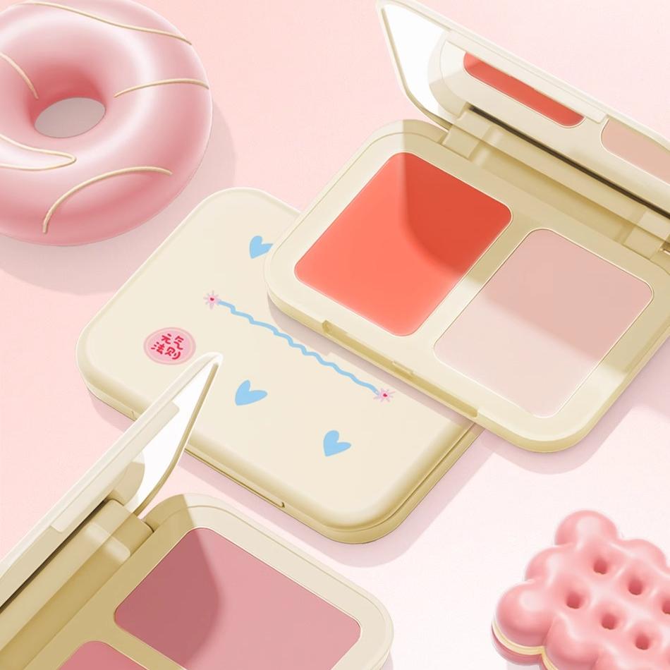 Nukka Blush Duo #05 Salted Cherry Blossom (Powder + Powder)