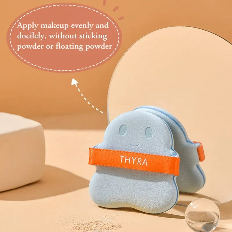 Thyra Super Soft Cotton Makeup Sponge Puffs 5pcs
