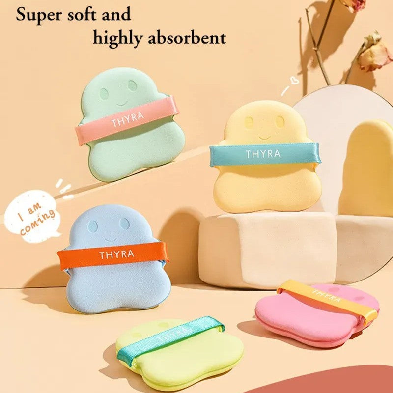 Thyra Super Soft Cotton Makeup Sponge Puffs 5pcs