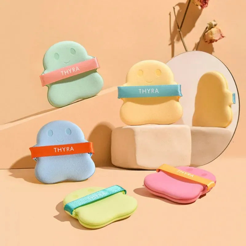 Thyra Super Soft Cotton Makeup Sponge Puffs 5pcs