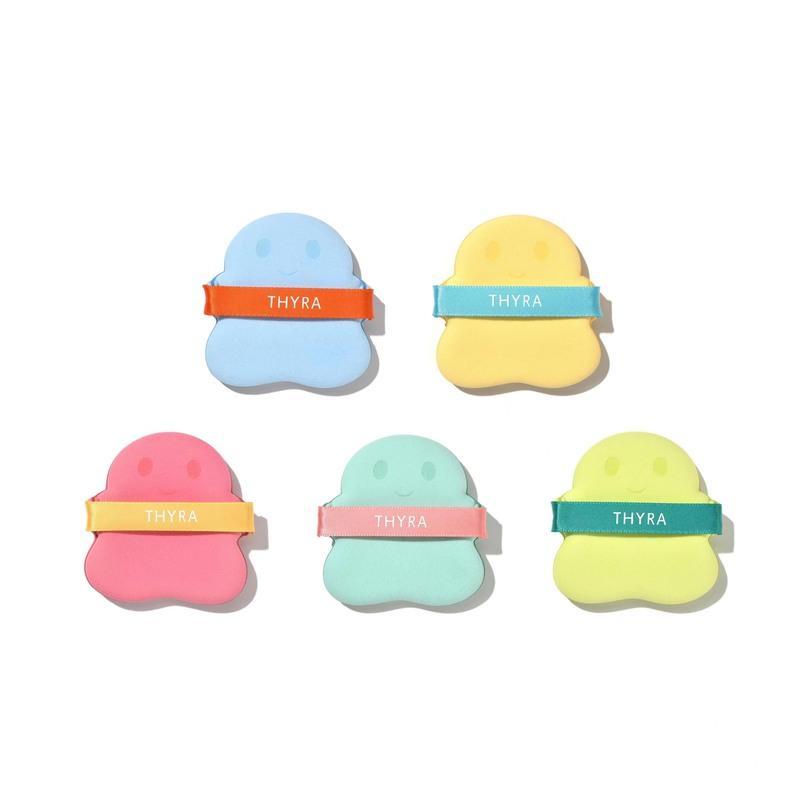 Thyra Super Soft Cotton Makeup Sponge Puffs 5pcs