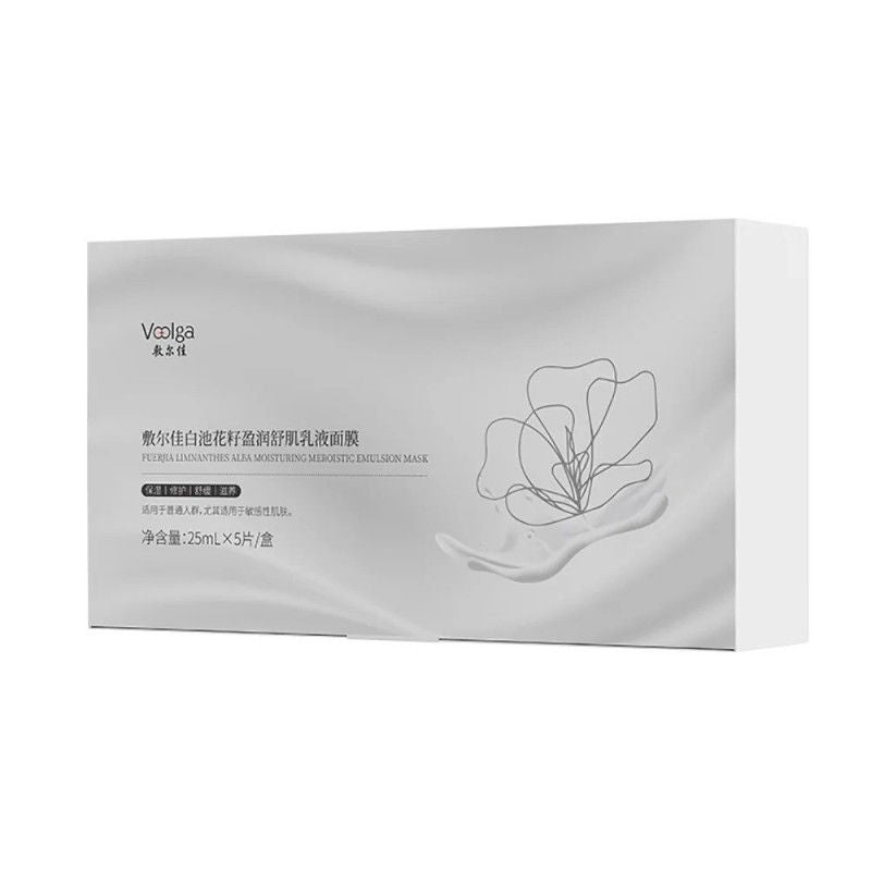 Voolga Limnanthes Alba Moisturizing Emulsion Mask 5pcs