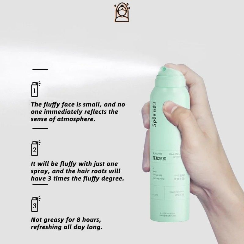 Spes Washing-Free Hair Spray Dry Shampoo Fragrance Free 150ml