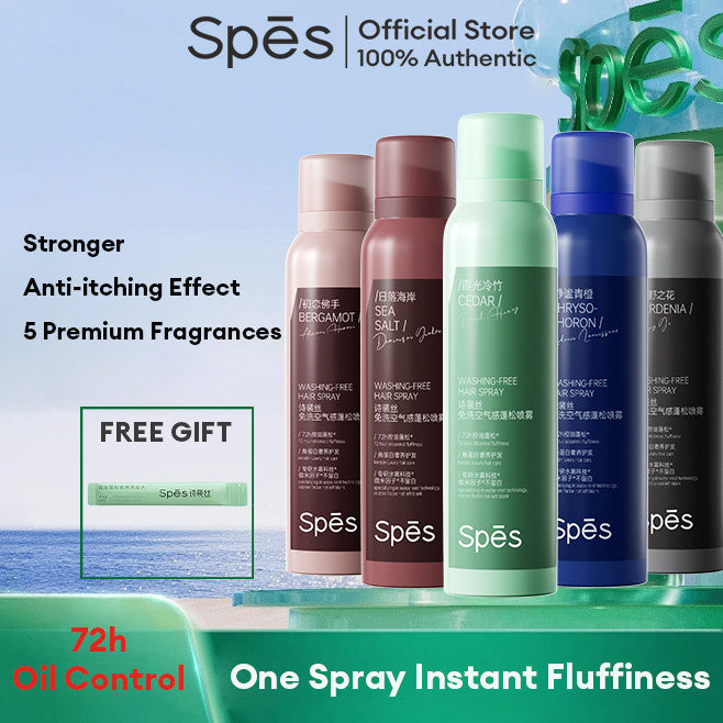 Spes Washing-free Hair Spray Dry Shampoo First Love 150ml
