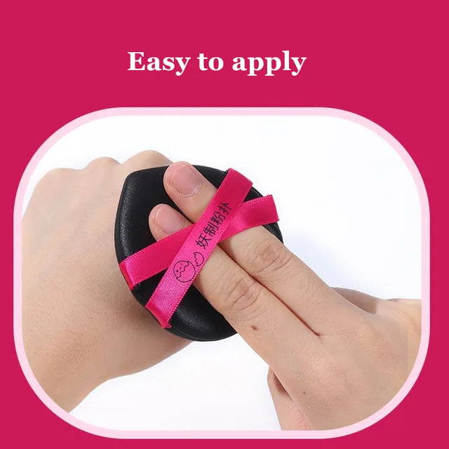 Yaozhi Leather Puff Set Pink 4pcs