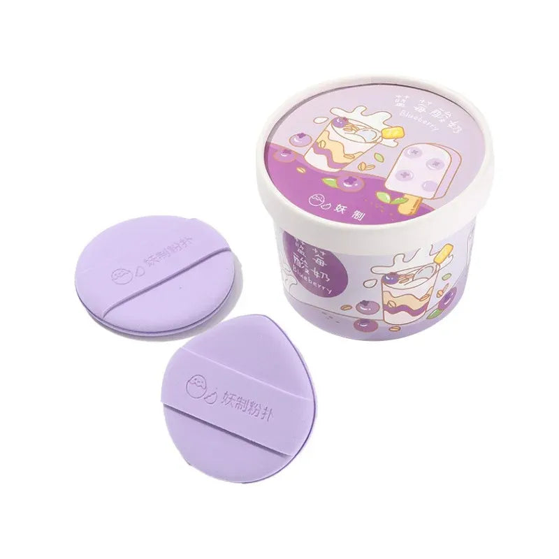 YaoZhi Ice Cream Makeup Puff Blueberry 2pcs
