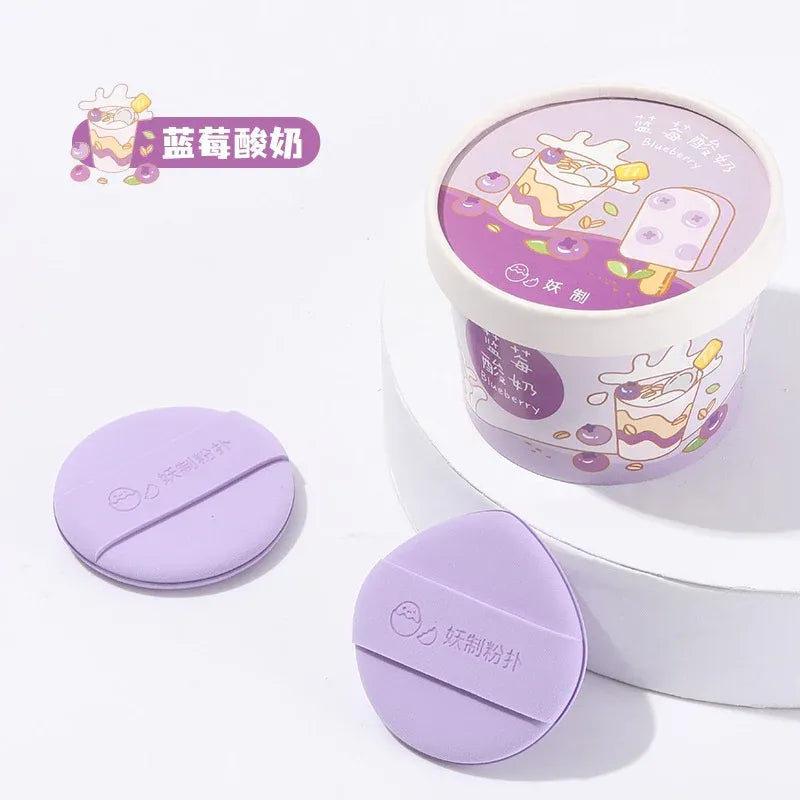 YaoZhi Ice Cream Makeup Puff Blueberry 2pcs