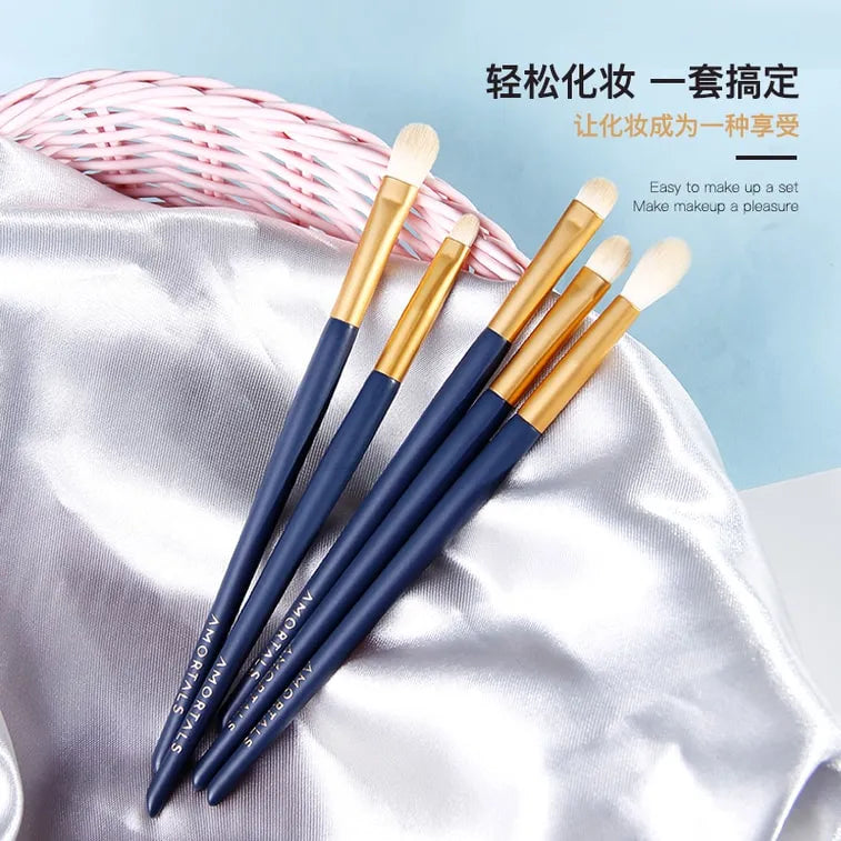 Amortals Makeup Brush Set For Eyes 5pcs