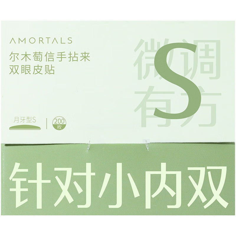 Amortals Precision Fit Double Eyelid Sticker S Crescent Type