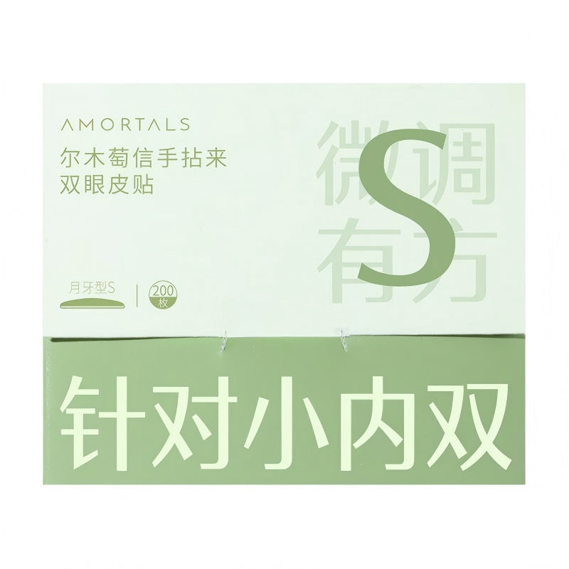 Amortals Precision Fit Double Eyelid Sticker S Crescent Type