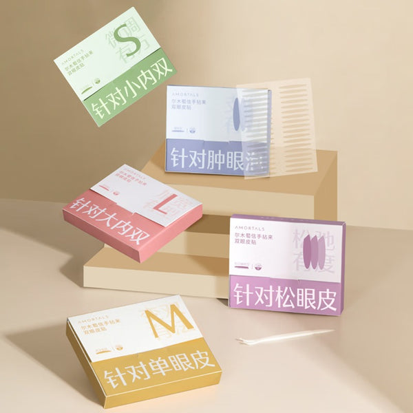 Amortals Precision Fit Double Eyelid Sticker S Crescent Type