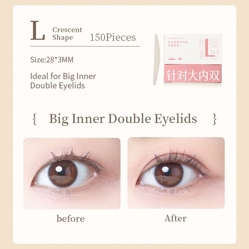 Amortals Double Eyelid Sticker #Crescent L
