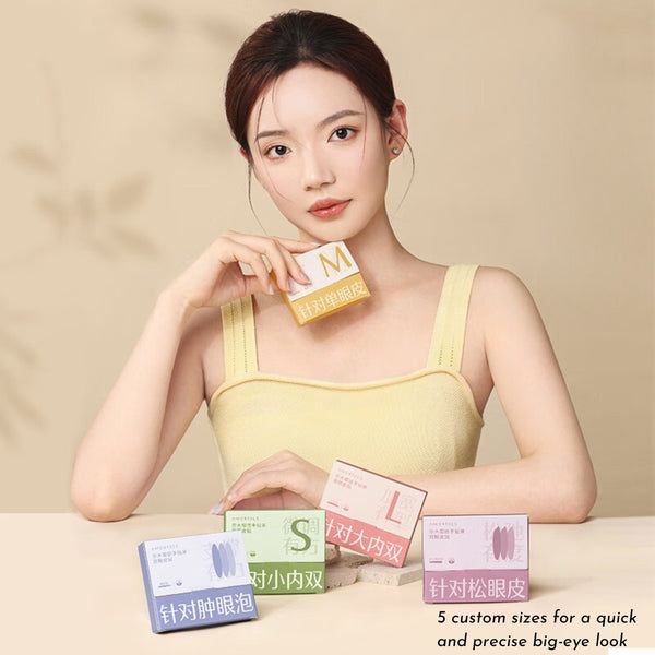 Amortals Precision Fit Double Eyelid Tape Slanted Olive Type