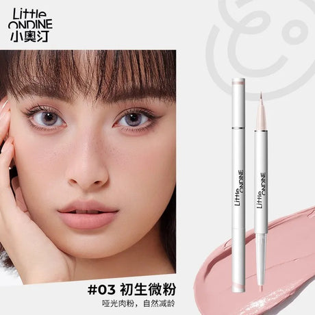 Little Ondine Double-Headed Eyeliner Highlighter & Shadow Pen #03 Soft Pink